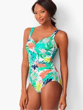 Miraclesuit Pastel Tropical One-Piece Swimsuit